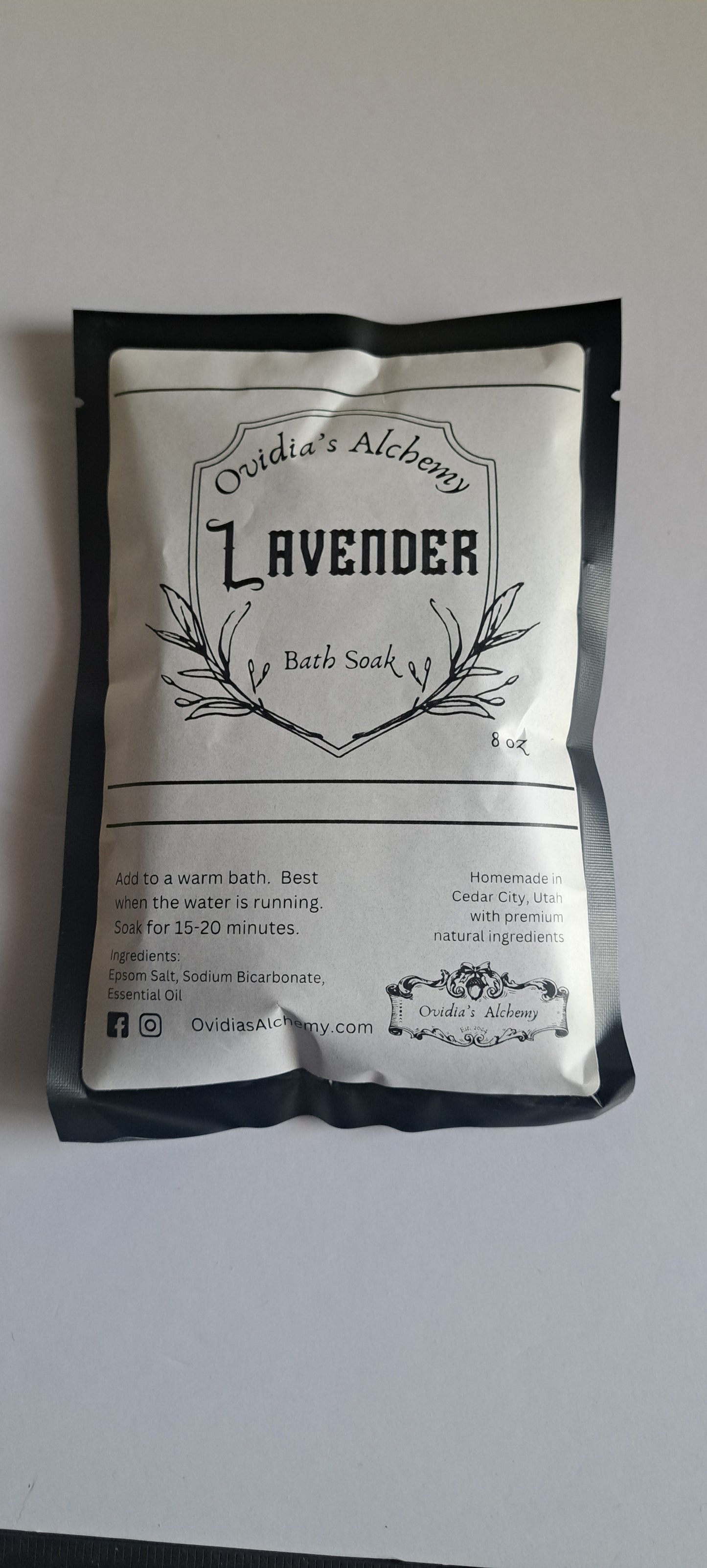 Lavender Bath Soak 8oz